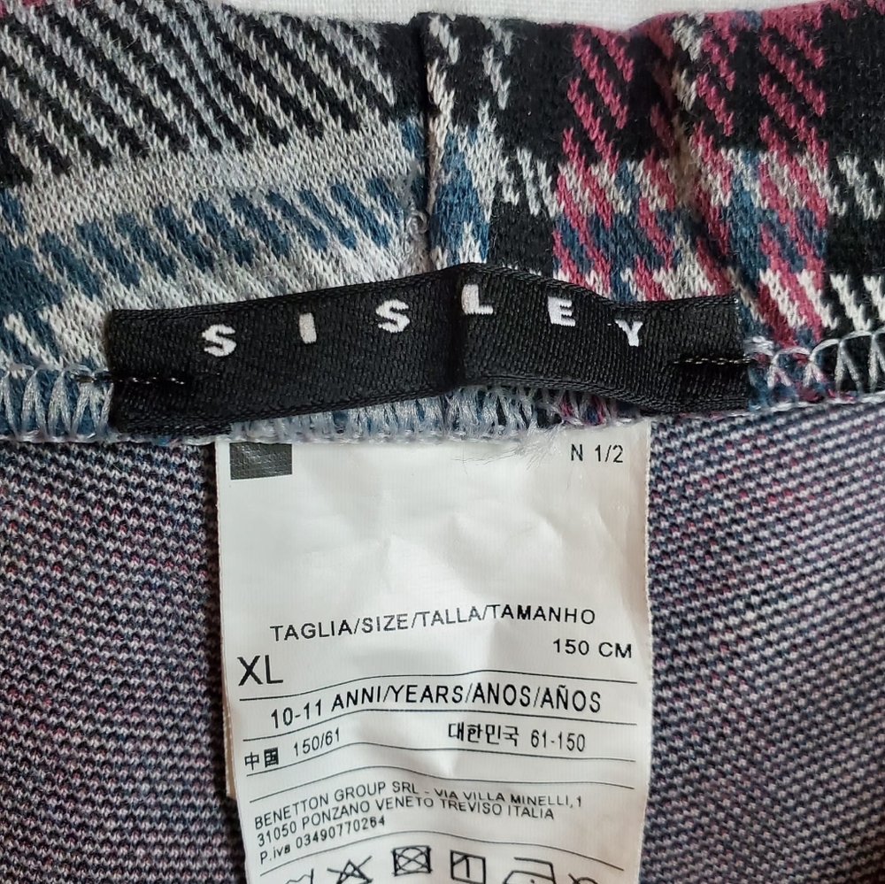 NWOT Sisley checkered jeggings - Picture 5 of 6